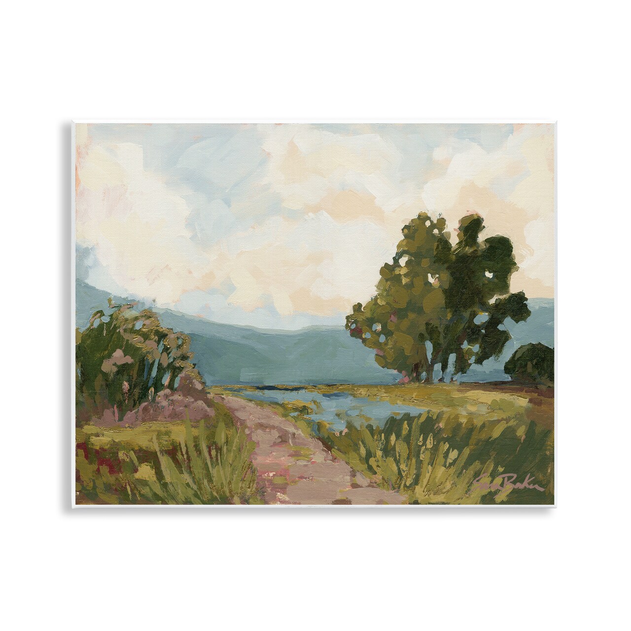 Stupell Industries Path to Distant Countryside Wall Plaque Design by Sara Baker